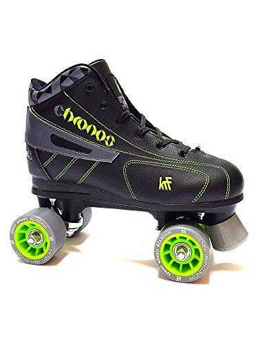 KRF Hockey Chronos Patines en Paralelo, Hombre, Negro/Verde, 29