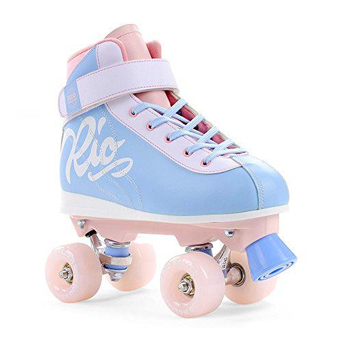 Rio Roller Milkshake Patines, Unisex niños, Rosa (Cotton Candy), 34