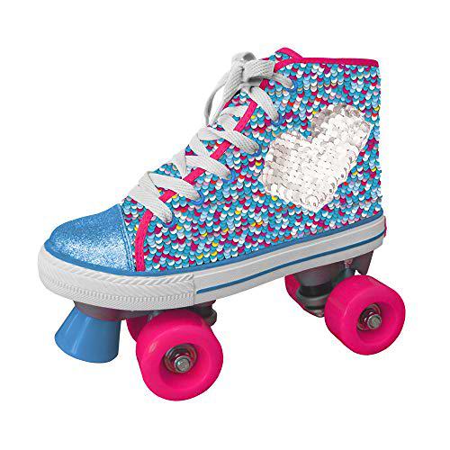 Disney Frozen II - Patines de Ruedas con Lentejuelas giratorias para niña