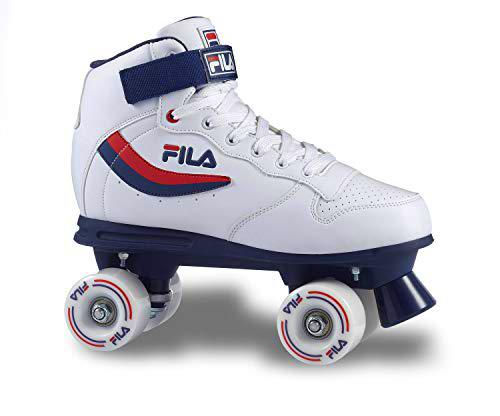 FILA SKATES Ace Patines, Unisex Adulto, Negro/Blanco, 37