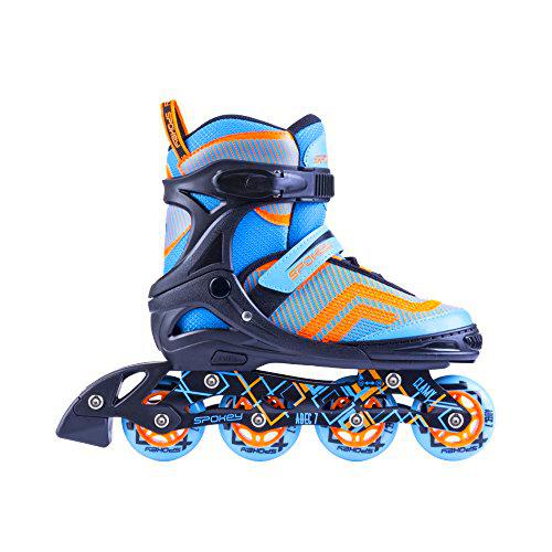 Spokey Patines en línea Ajustables para niños y jóvenes Avate (Azul, 31