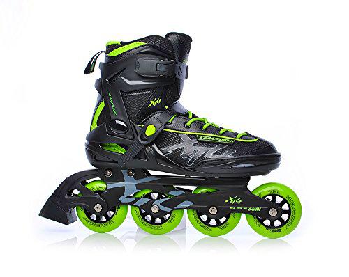 TEMPISH XT4 Patines Ruedas, Unisex Adulto, Negro, 23.7 cm