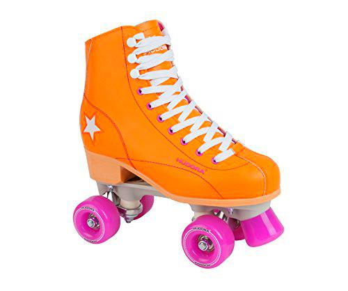 Hudora rollschuh, Unisex, Rollschuh, Naranja/Morado, 36