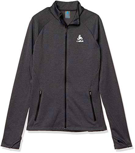 Odlo Midlayer Full Zip PROITA Chaleco para Mujer Gris Grafito