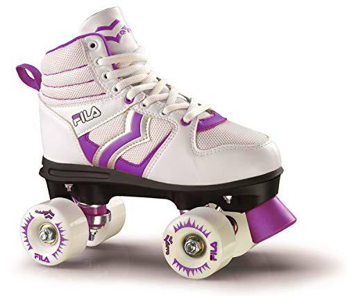 FILA SKATES Verve Patines, Adultos Unisex, Blanco/Morado (Violet), 34