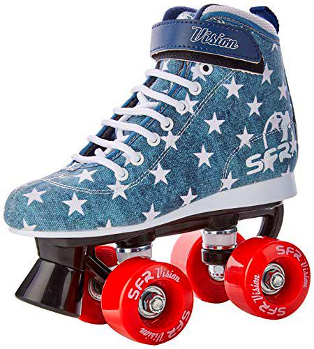 SFR Vision Ii Patines, Unisex Niños, Azul (Jeans), 32 EU