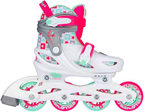 Nijdam Sk8 Star - Patines en línea Ajustables (29-32)