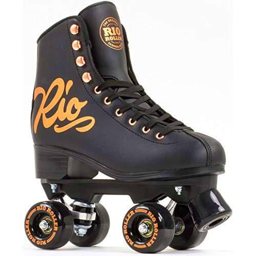 Rio Roller Quad Skates Patines Patinaje Infantil, Juventud Unisex