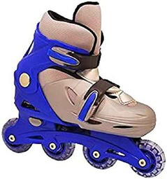 SULOV Patines en línea Ajustables para niños Azul Azul Talla:31-34