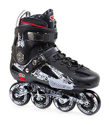 S.M.J. Sport Adultos mzs507 Black de Patines en línea, Negro, 42