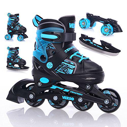 Tempish Verso II Patines, Niños, Negro, 30-33