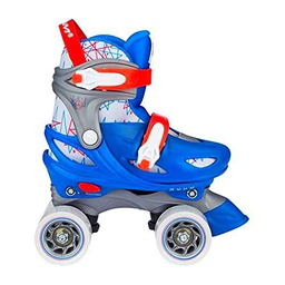 Nijdam Patines Ajustables - Geo Metricker - Azul, Rojo