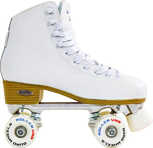 TEMPISH Classic Patines Dos Filas con 4 Ruedas, Niñas, Blanco, 36