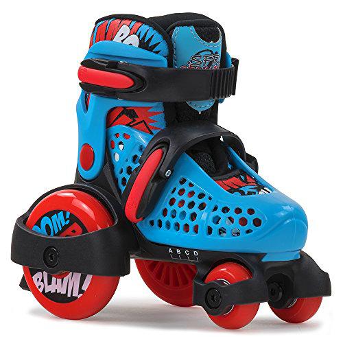 SFR Stomper Adjustable Patines, Unisex niños, Azul, 23/27