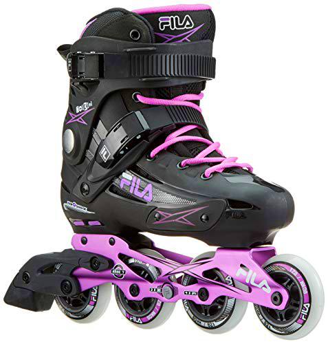 FILA Patines en línea para Mujer Madame Houdini, Negro/Morado, 5