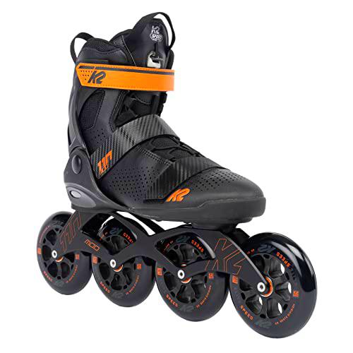 K2 Mod 110 Patines en línea, Unisex Adulto, Negro y Rojo