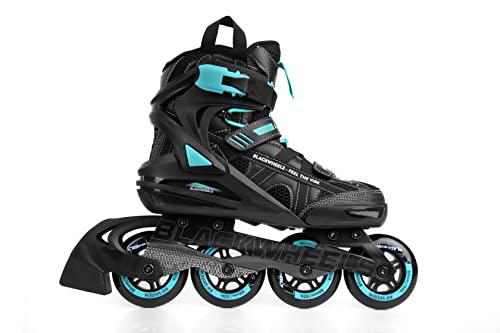 Blackwheels Patines de Ruedas, Unisex-Youth, Negro, 41