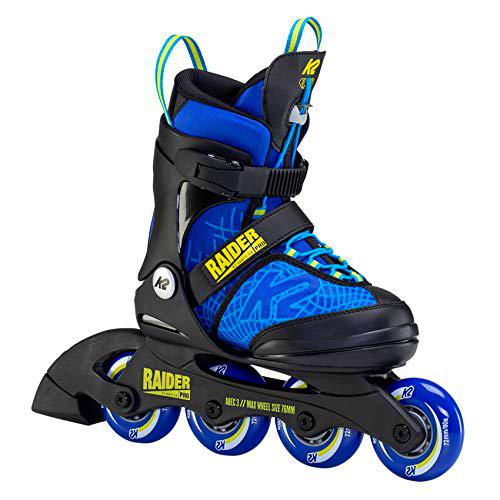 K2 Skates 30F0205 Raider Pro - Patines, Azul/Amarillo