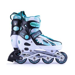 Spokey patines en línea ajustables par II, blanco, 37-40