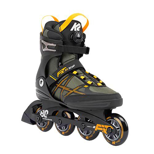 K2 Skate F.I.T. 80 Boa Mustard 30G0315 - Patines en línea para Hombre