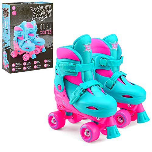 Xootz Patines Quad para niños, para Principiantes, Ajustables