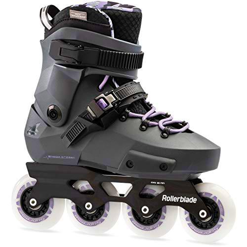 Rollerblade Twister Edge W Patines Gris, Mujeres, Anthracite/Lilac, 250