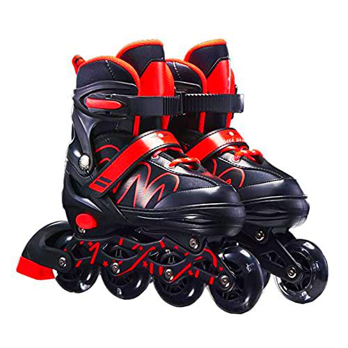 HWGING Patines en línea Ajustables para Hombre, Patines en línea Ajustables