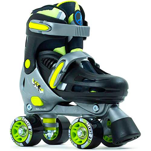 SFR Hurricane III Adjustable Quad Skates Patines, Juventud Unisex