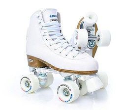 TEMPISH Classic Patines Dos Filas con 4 Ruedas, Mujer, Blanco, 37