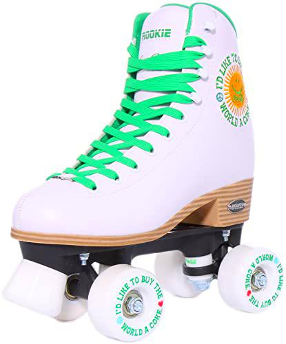 Rookie Rollerskates Patines, Juventud Unisex, White (Blanco), 35,5