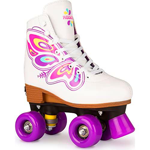 Rookie Adjustable Skate Patines, Juventud Unisex, White (Blanco), 35-38