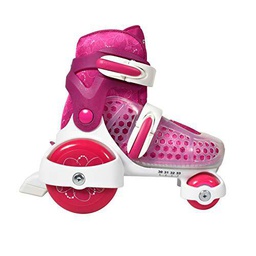 Fluxx Roller Baby Quad Joven Unisex, Rosa Blanco, 30/33