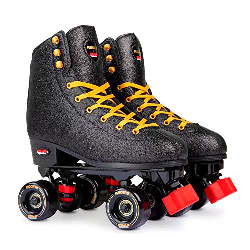 Rookie Rollerskates Patines, Juventud Unisex, Black (Negro), 34