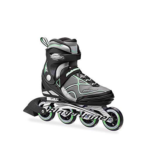 Rollerblade Formula 84 W Patines, Mujeres, Negro/Verde Claro, 35