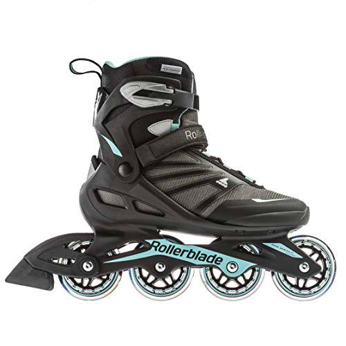 Rollerblade Zetrablade W, Patines Mujer, Negro/azul, 40.5