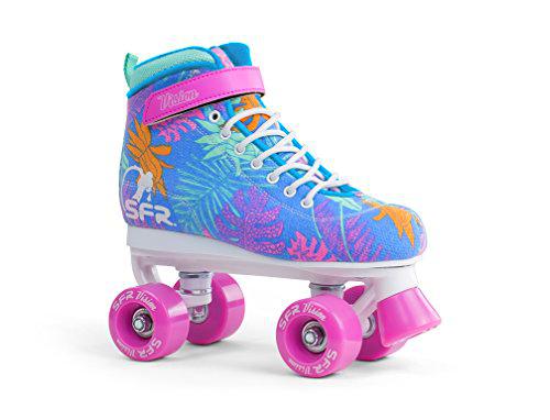 Sfr Skates Vision Canvas Patines, Unisex Adulto, Azul (Floral), 39.5