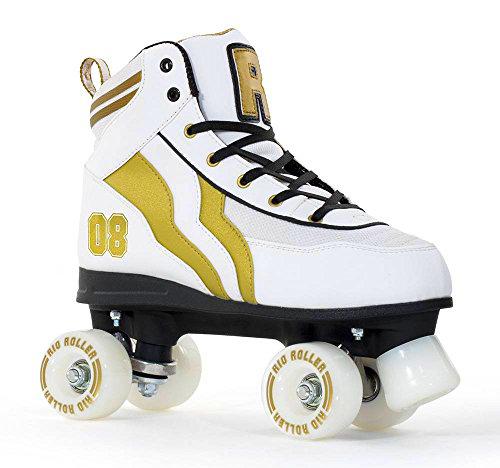 Rio Roller RIO210 Patines, Unisex niños, Blanco (White/Gold), 37