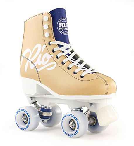 Rio Roller Script Patines, Unisex niños, Verde (Tan) / Azul, 37