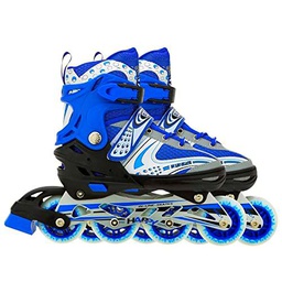 VEERA V732Blue - Patines en línea Ajustables de aleación de Aluminio