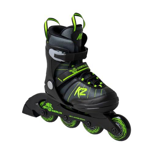 K2 Skates Merlin JR Boys 30H0701 - Patines en línea para niño