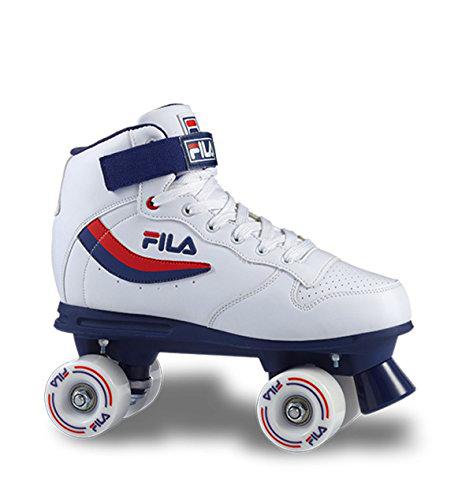 Fila Skates Ace Patines, Unisex Adulto, Negro/Blanco, 41