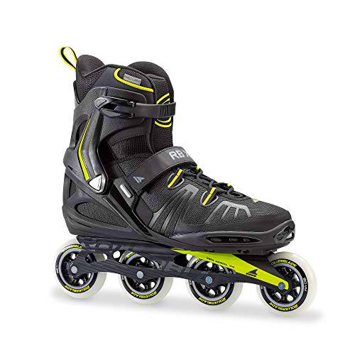 Rollerblade Patines RB XL, Adultos Unisex, Negro/Limon, 48