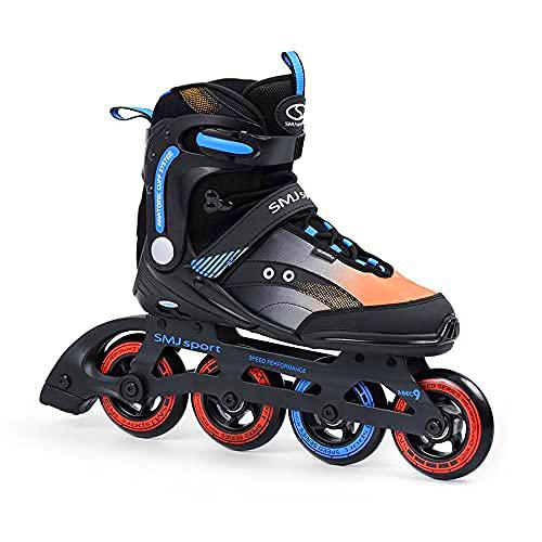 SMJ RX23 Patines en línea para Hombre, Ruedas de 90 mm/82 A