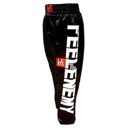 Redipro Krf DC Pant Largo Kick Box Negro T/S #9/21 Soporte de protección para Boxeo