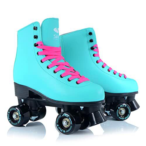 SMJ Sport - Patines de Ruedas para Mujer, Estilo Retro