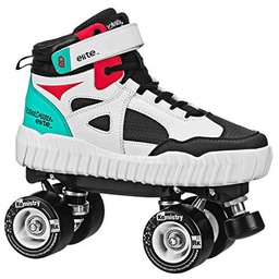 Roller Derby Elite Glidr - Tenis de Skate Rojo/Negro