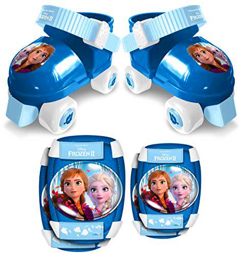 Stamp Set Roller E/K Pads Frozen II para Niñas, AZUL &amp; BLANCO