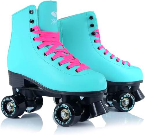 SMJ Sport - Patines de Ruedas para Mujer, Estilo Retro