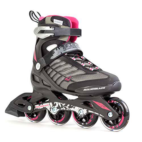 Rollerblade Patines ZETRABLADE W, Mujeres, Negro/Cereza, XXXS