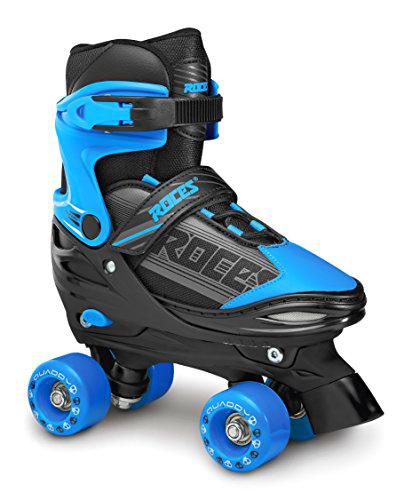 Roces QUADDY Boy Skateboard, Bimbo, Negro/Azul, 25-29